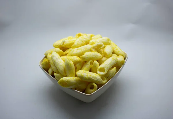Картофельные Палочки Белом Фоне — стоковое фото