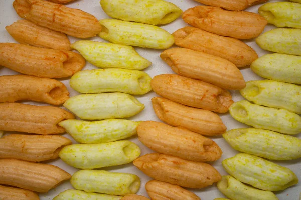 Potatis Pinnar Isolerad Vit Bakgrund — Stockfoto