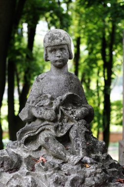 Sculpture at the Lychakiv cemetery