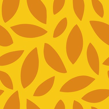 Minimalist el, sarı arka planda ay çiçeği taç yapraklarının pürüzsüz deseni çizdi. Tekstil, ambalaj kağıdı, ambalaj, DIY projeleri için.