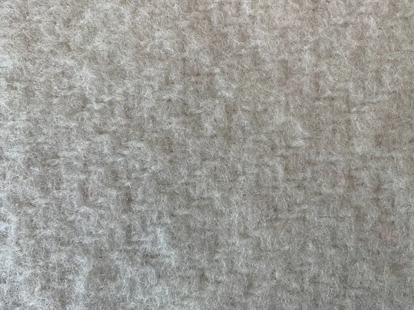 Textur Aus Wolle Hautnah Weiches Weißes Filzmaterial Abstrakter Hintergrund — Stockfoto