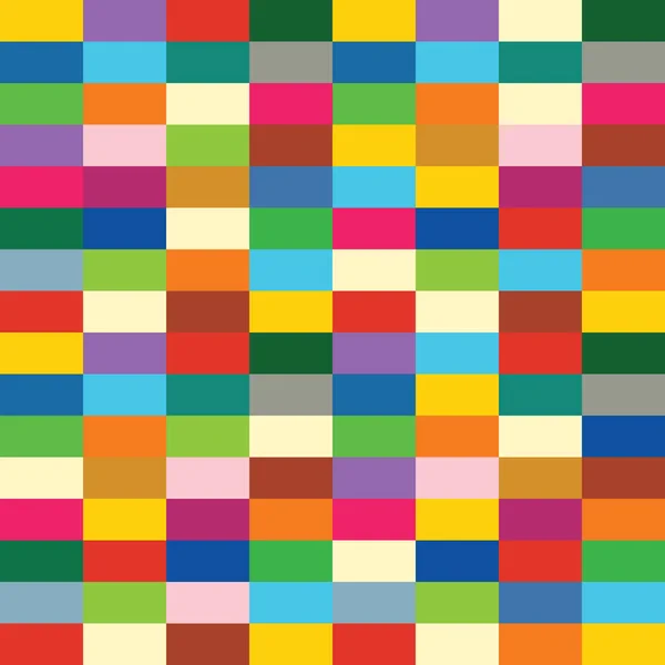Renkli Modern Soyut Dikdörtgen Pikseller Parlak Desenli Arkaplan Tasarımı Ögesi Stok Vektör