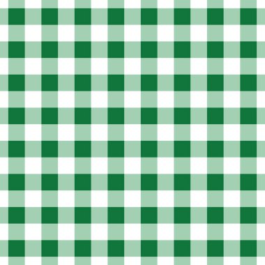 Sevimli moda ve modaya uygun çam yeşili sade gingham şablon tasarım elementi