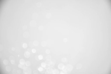 Beyaz bokeh arkaplan bulanık ışık, noel arkaplanı.