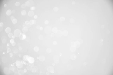 Beyaz arka planda beyaz bir bokeh. soyut arkaplan