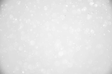 Gümüş bokeh arka plan. Noel ve Yeni Yıl