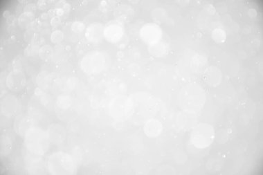 Beyaz ışıklarla kaplı Noel arkaplanı