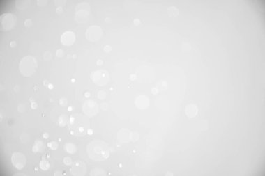 Beyaz arkaplan ile soyut beyaz bokeh arkaplan.
