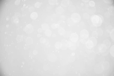 Yılbaşı beyazı Bokeh arkaplanı bulanıklaştırdı