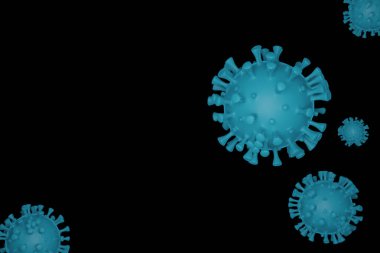 Virüs covid - 19 virüs arkaplanı