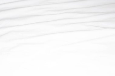 Yumuşak kıvrımlı yumuşak beyaz kumaş dokusu