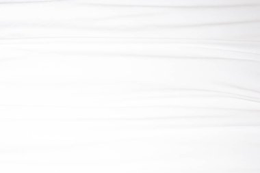 Beyaz ipek kumaşın soyut arkaplanı.