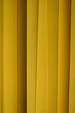 Sarı perde arkaplanı. perde dokusu.