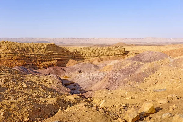 Stock image Ramon Crater Colors National Park in Negev desert, Israel.