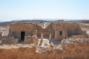 Masada National Park in the Dead Sea region of Israel.