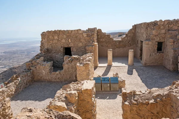 stock image Masada National Park in the Dead Sea region of Israel.