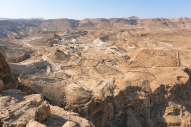 Masada National Park in the Dead Sea region of Israel.
