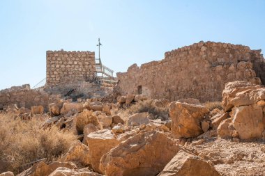 Masada National Park in the Dead Sea region of Israel.