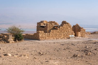 İsrail 'in Ölü Deniz Bölgesindeki Masada Milli Parkı.