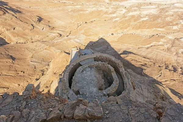 Masada National Park in the Dead Sea region of Israel.