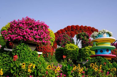 Dubai, BAE - 13 Şubat 2023 Dubai Mucize Bahçesi.