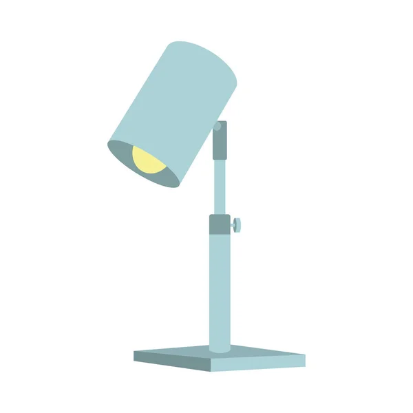 Geïsoleerde Gekleurde Lamp Kantoorbenodigdheden Pictogram Vector Illustratie — Stockvector