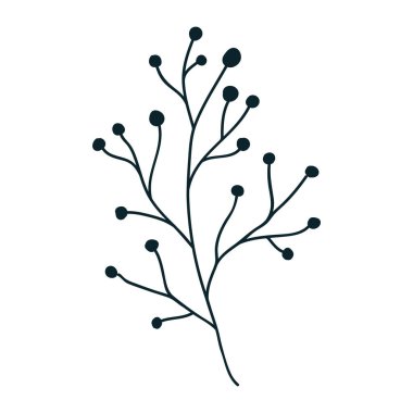 Yaprak ikonu Vektör illüstrasyonunun izole edilmiş silueti