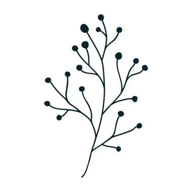 Yaprak ikonu Vektör illüstrasyonunun izole edilmiş silueti