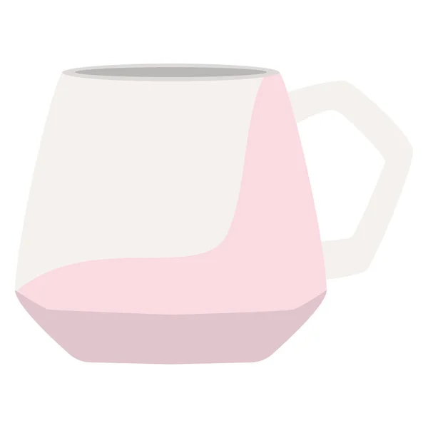 Izolované Barevné Abstraktní Ikony Šálku Kávy Vektorové Ilustrace — Stockový vektor