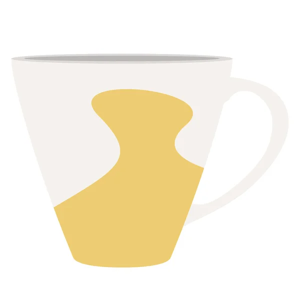 Ізольовані Кольорові Абстрактні Чашки Кави Значок Векторні Ілюстрації — стоковий вектор