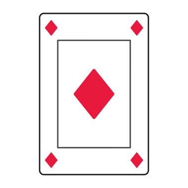 Isolated colored poker card icon Vector illustration