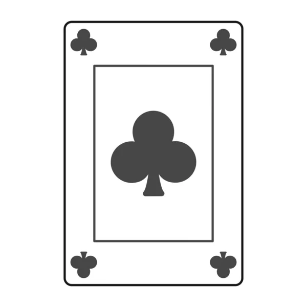 Isolated Colored Poker Card Icon Vector Illustration — Vector de stock