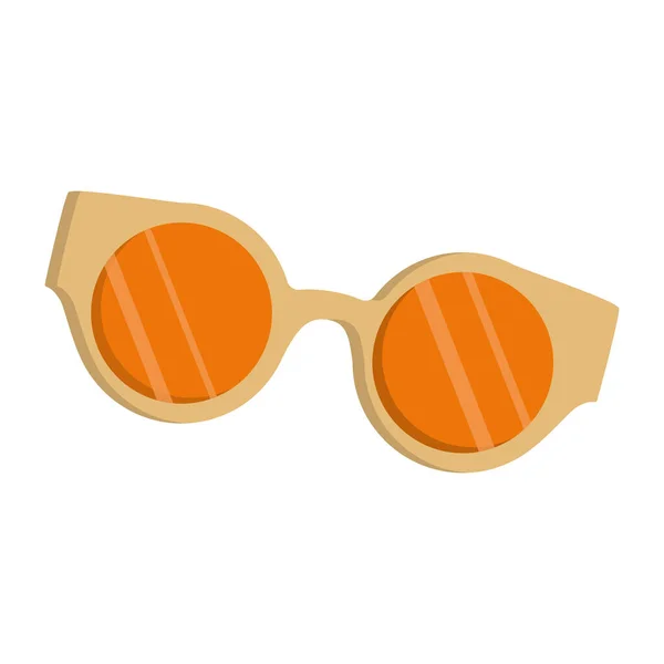 Isolierte Farbige Sommersonnenbrille Ikone Vector Illustration — Stockvektor