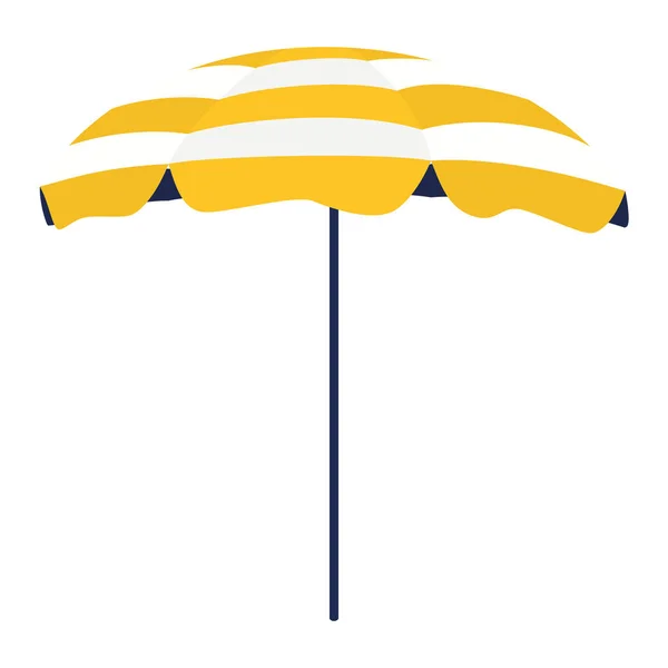 Isolierte Farbige Sommer Sonnenschirm Symbol Vector Illustration — Stockvektor