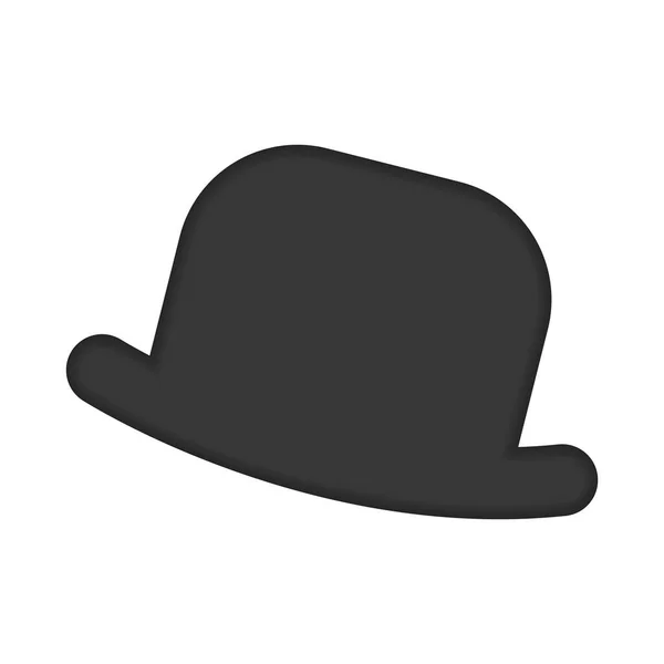 Μεμονωμένη Μοντέρνα Μόδα Hipster Καπέλο Εικονίδιο Διάνυσμα Εικόνα — Διανυσματικό Αρχείο