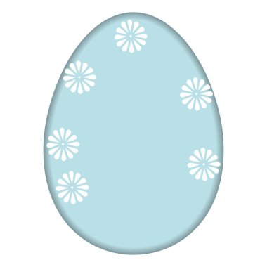 Renkli Paskalya yumurtası ikonu Vektör illüstrasyonuName