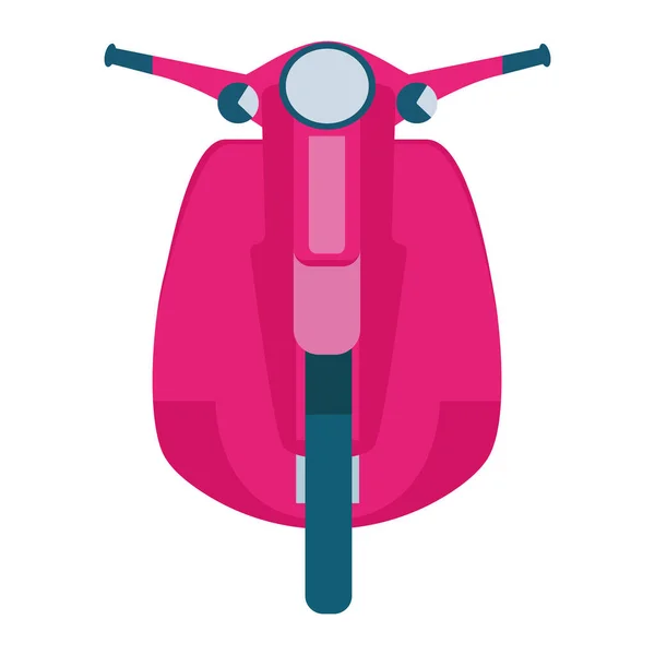 Izolowane Puste Dostawy Motocykla Obraz Wektor Ilustracji — Wektor stockowy