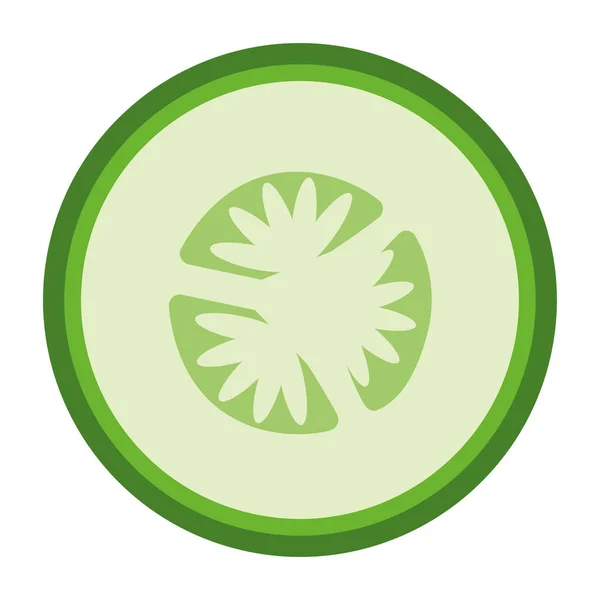 Isolierte Farbige Kiwi Frucht Symbol Vektor Illustration — Stockvektor
