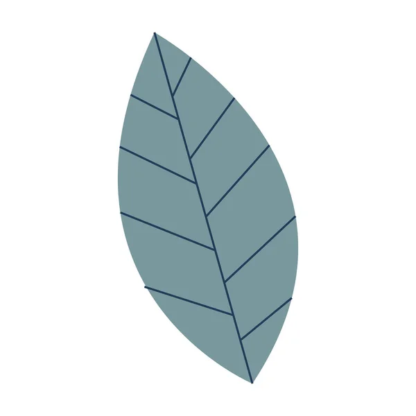 Isolierte Farbige Natürliche Blatt Symbol Vektor Illustration — Stockvektor