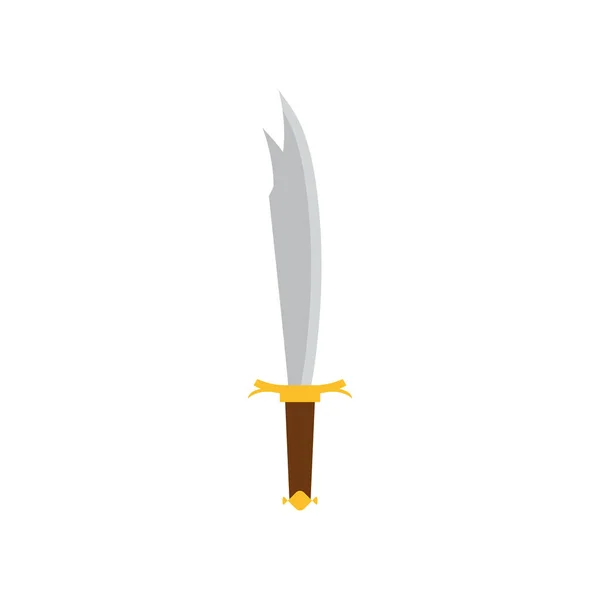 Isolated Sword Weapon Medieval Icon Vector Illustration — Stock Vector