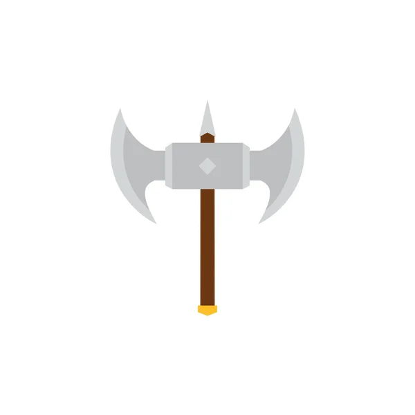 Isolated Axe Weapon Medieval Icon Vector Illustration — Stock Vector