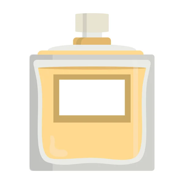 Isolato Colorato Profumo Bottiglia Icona Vettoriale Illustrazione — Vettoriale Stock
