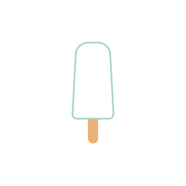 Isolated Colored Popsicle Outline Icon Vector Illustration — Stock Vector