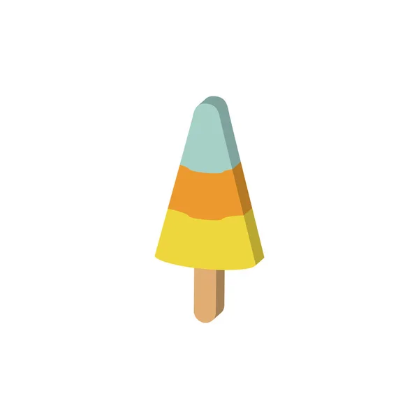 Isolated Colorate Popsicle Icon Vector Ilustrare — Vector de stoc