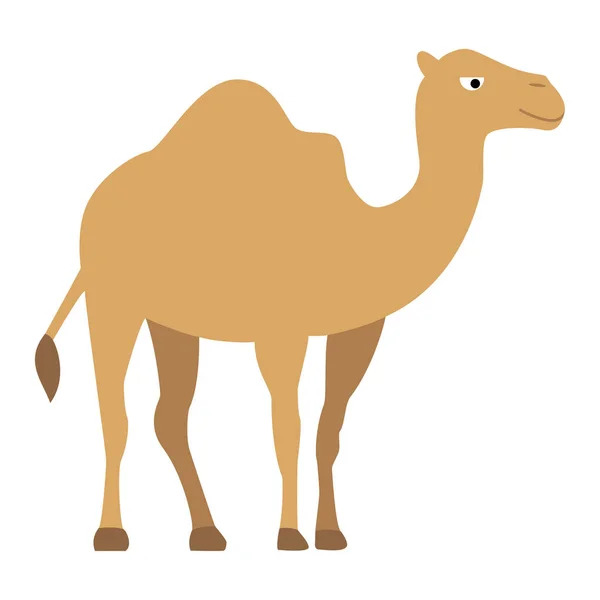 Icono Animal Camello Color Aislado Ilustración Vectorial — Archivo Imágenes Vectoriales