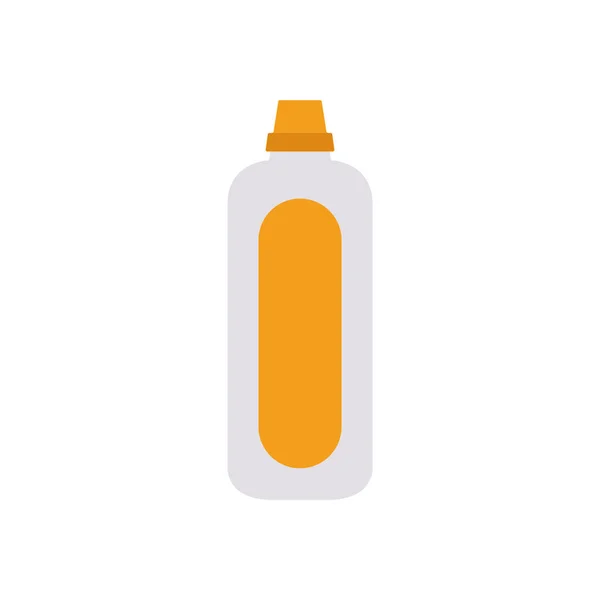 Isolerad Färgad Flytande Tvål Flaska Ikon Vektor Illustration — Stock vektor