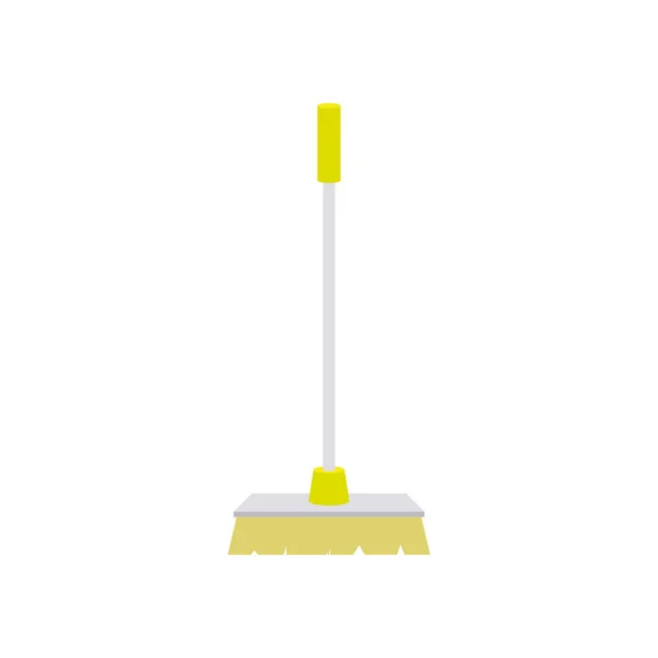 Isolated Colored Cleaning Broom Icon Vector Illustration — Stock Vector