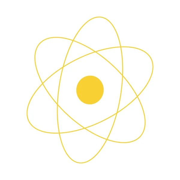 孤立的彩色原子子图向量图 — 图库矢量图片