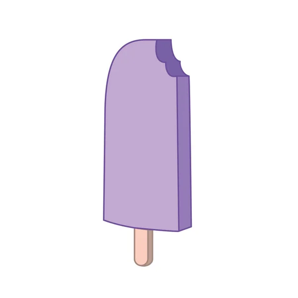 Isolierte Farbige Eis Stiel Süßigkeiten Symbol Vector Illustration — Stockvektor
