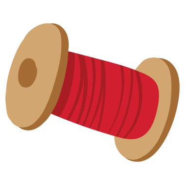 İzole edilmiş renkli yün kumaş taslak ikonu Vektör illüstrasyonuName